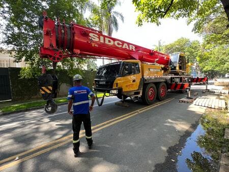 Locação de Guindaste SIDCAR Transportes Locação de Guindaste SIDCAR Transportes
